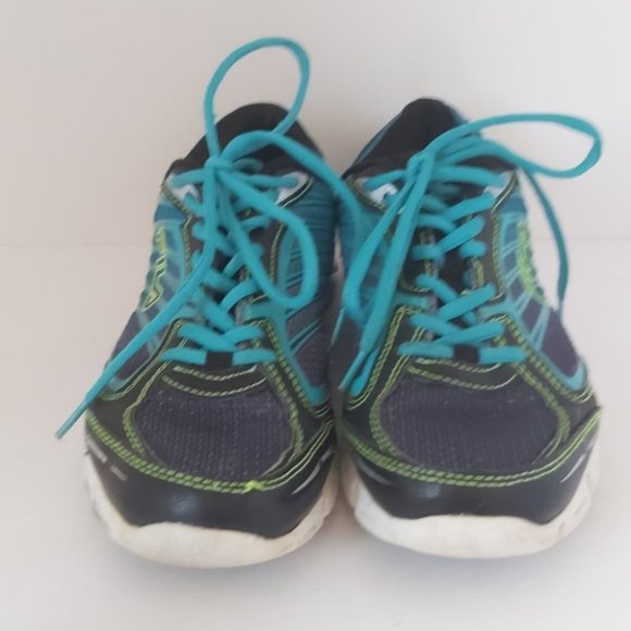 FILA | Women's DLS Foam Running Shoes Green Teal Black Size 8.5 - Picture 2 of 9